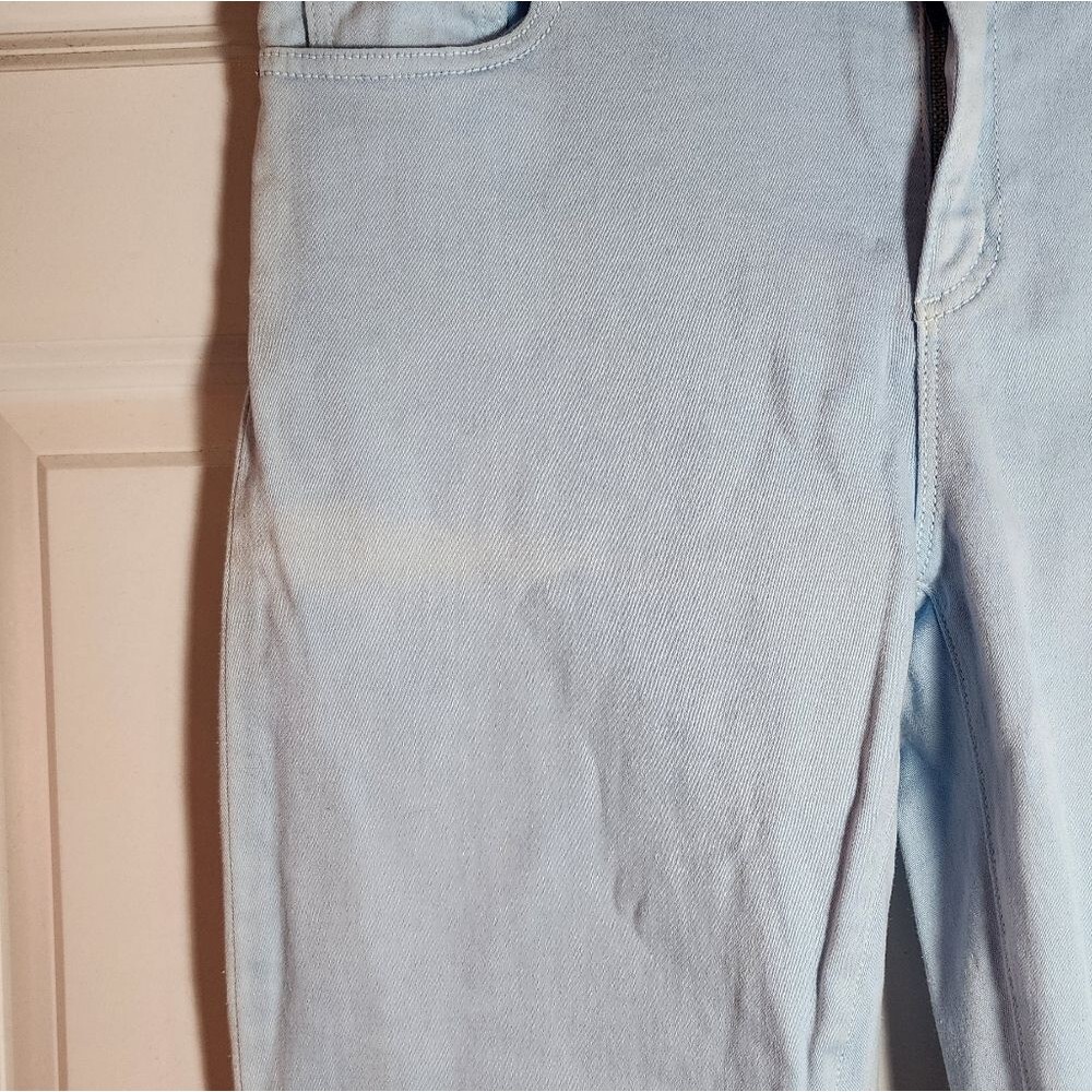 NWT MICHAEL Michael Kors Light Blue Women’s Izzy Skinny Jeans Size 10 Minor Flaw - Picture 4 of 8